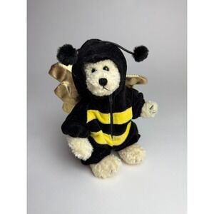 RARE Bumblebee Costume Bear Soft Ivory Teddy Bear Plush 6" Stuffed Animal bee 45